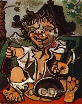 el descanso marcha Tableau Peinture - El Bobo 1959 Cubisme